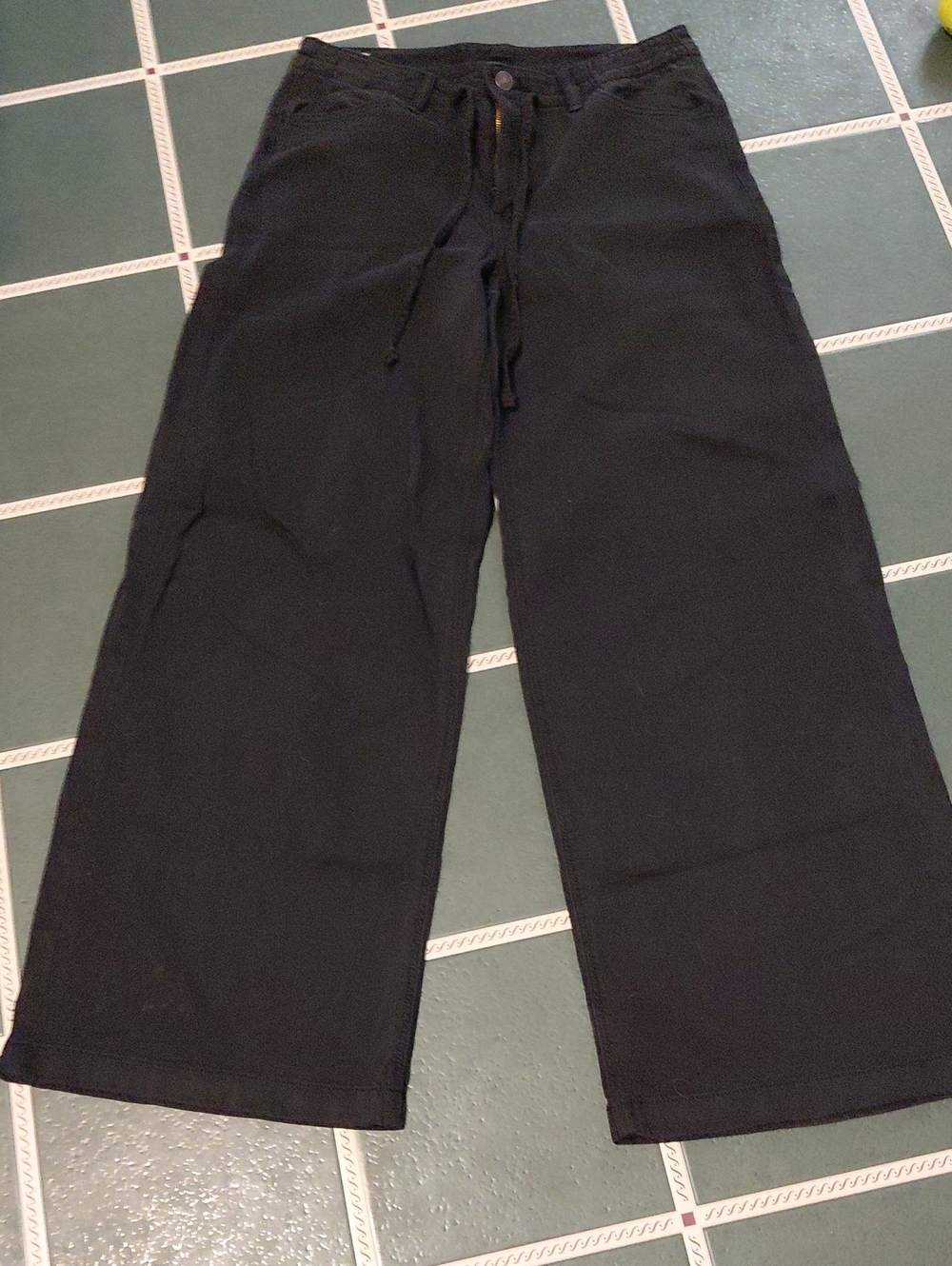 American Eagle Outfitters Black Straight-Leg Pants